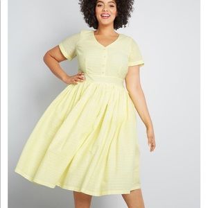 ModCloth Fabulous Fit and Flare Shirt Dress